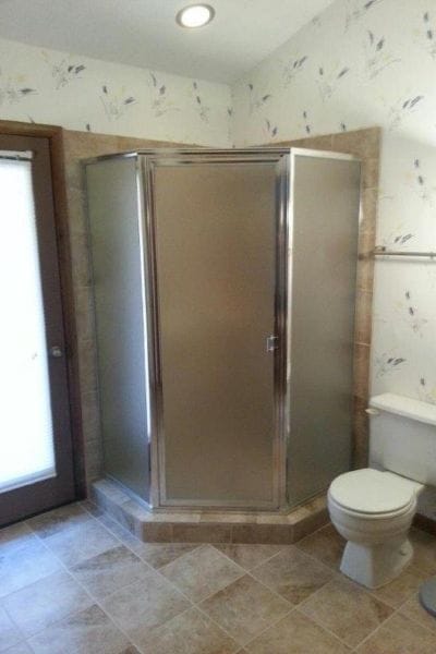 Rectangle Shower Enclosure by Cardinal rectangle shower enclosure with waterfall decorative heavy glass swinging door