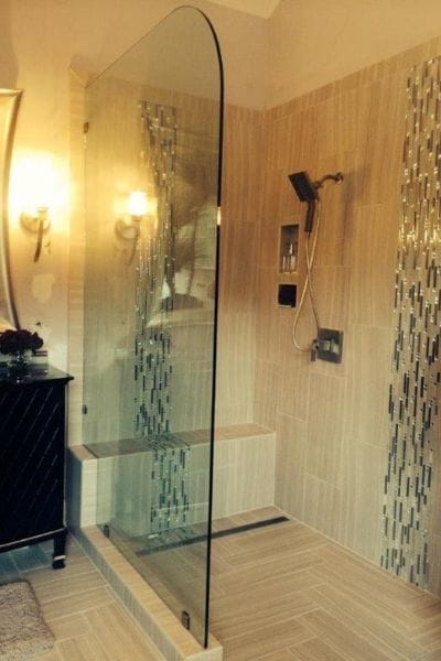 Rectangle Shower Enclosure by Cardinal rectangle shower enclosure with waterfall decorative heavy glass swinging door
