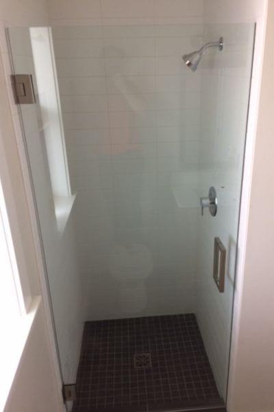 Rectangle Shower Enclosure by Cardinal rectangle shower enclosure with waterfall decorative heavy glass swinging door