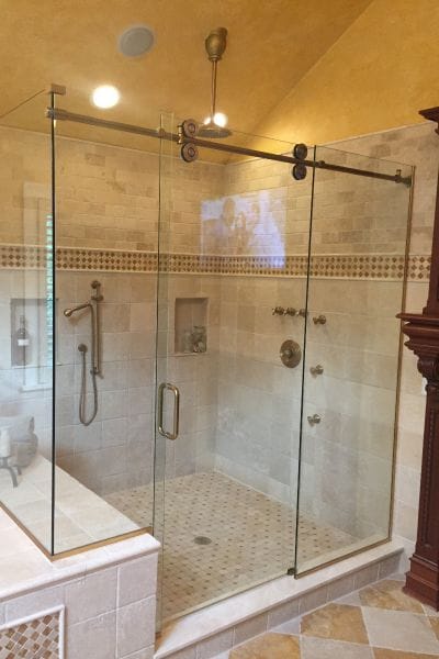 Rectangle Shower Enclosure by Cardinal rectangle shower enclosure with waterfall decorative heavy glass swinging door