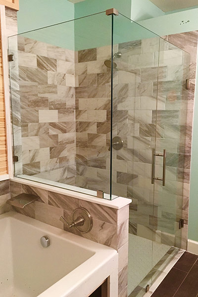 Rectangle Shower Enclosure by Cardinal rectangle shower enclosure with waterfall decorative heavy glass swinging door
