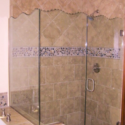 Rectangle Shower Enclosure by Cardinal rectangle shower enclosure with waterfall decorative heavy glass swinging door