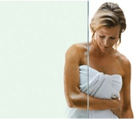ShowerGuard shower glass clear finish