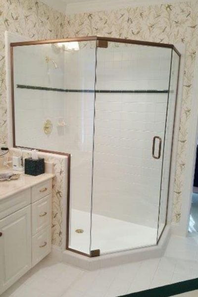 Rectangle Shower Enclosure by Cardinal rectangle shower enclosure with waterfall decorative heavy glass swinging door