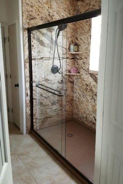 Rectangle Shower Enclosure by Cardinal rectangle shower enclosure with waterfall decorative heavy glass swinging door