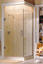 frameless shower enclosure with clear glass