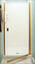 frameless shower door with swinging door