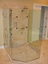 stand alone frameless shower enclosure