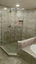 neo-angled frameless shower enclosure