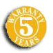 5 Year Plexidor Warranty